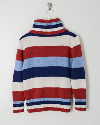 Sweet Stripe Wool Turtleneck Sweater