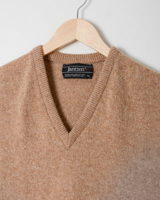 Camel Wool Sweater Vest