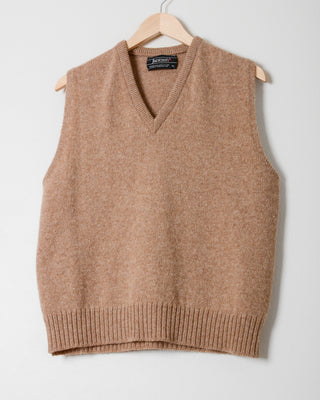 Camel Wool Sweater Vest