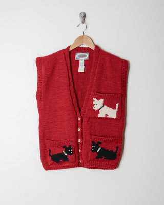 Darling Scottish Terrier Wool Vest