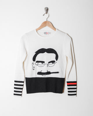 Rare Pronto 70s Groucho Marx Chenille Sweater