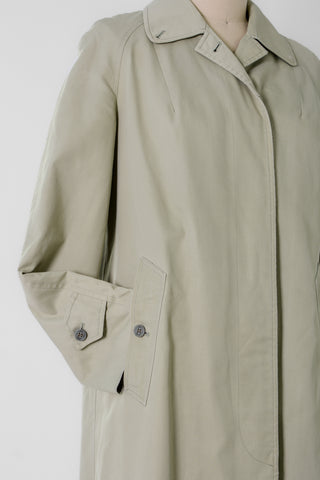 80s Burberry Raglan Sleeve Trench Coat