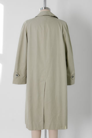 80s Burberry Raglan Sleeve Trench Coat