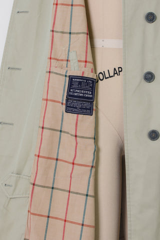 80s Burberry Raglan Sleeve Trench Coat