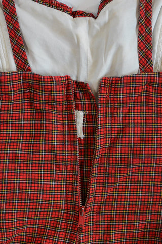 50s Jantzen Tartan Plaid Playsuit