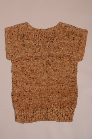 Colorful Fringe Woven Leather Top