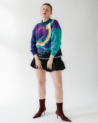 Aurora Borealis Cotton Sweater