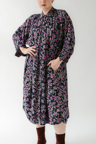 Floaty Midnight Flora Tent Dress