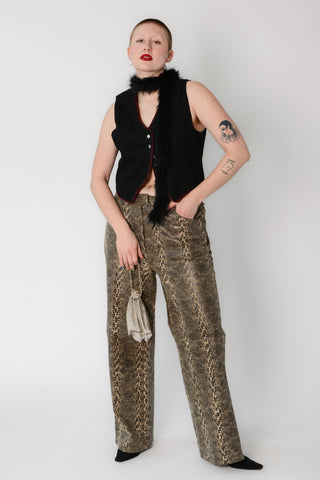 Italian Wool Embroidered Vest