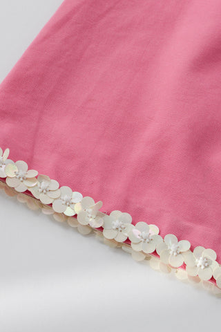Trina Turk Pink Sequin Flower Mini~ 30W