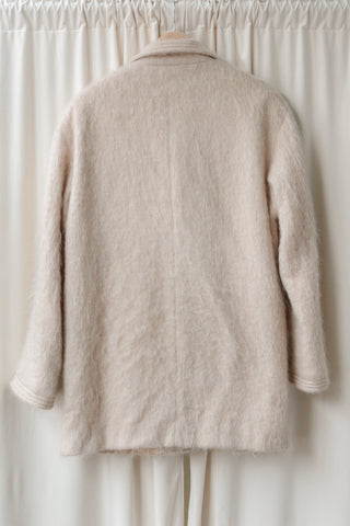 Loring Pale Pink Mohair Coat