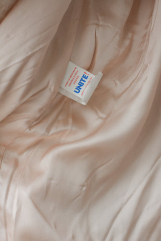 Loring Pale Pink Mohair Coat