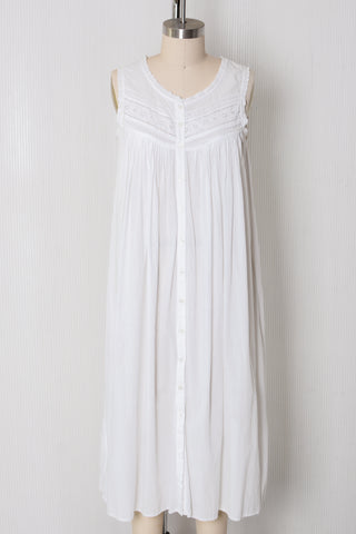 Lord & Taylor Eyelet Lace Pintuck Dress