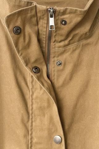 Blair Waxed Cotton Jacket in Khaki