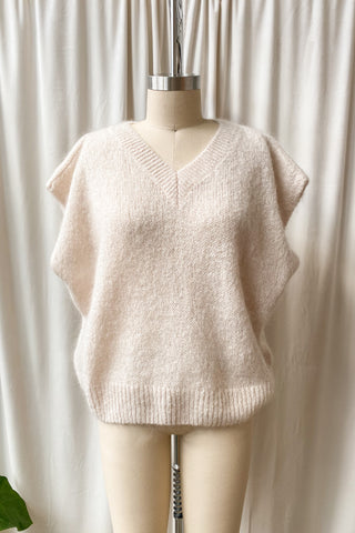 Boxy Mohair Sweater Vest