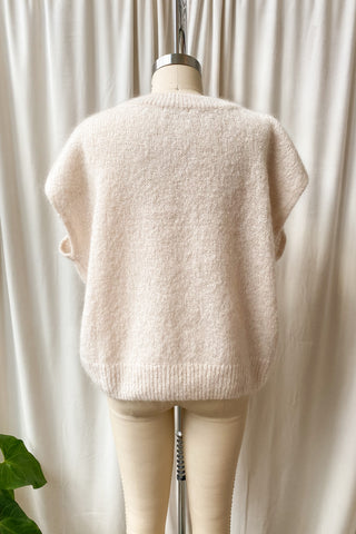 Boxy Mohair Sweater Vest