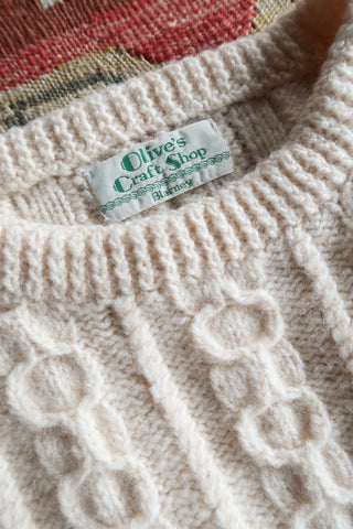 Irish Wool Fisherman Wool Sweater