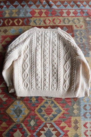 Irish Wool Fisherman Wool Sweater