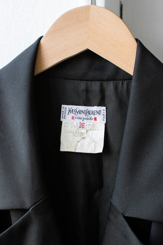 Yves Saint Laurent Rive Gauche Wool Wrap Dress