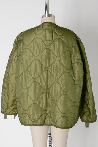 Vintage Olive Military Liner Field Jacket