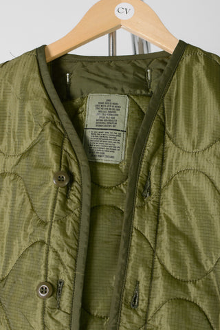 Vintage Olive Military Liner Field Jacket