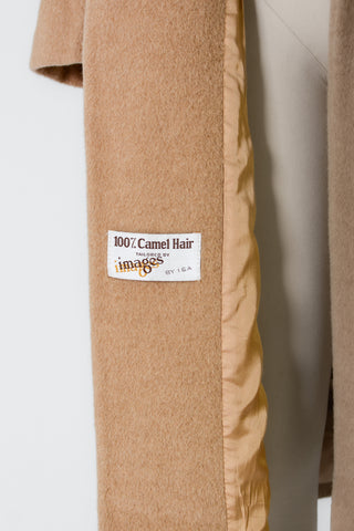 Cashmere Long Coat w Removable Fur Collar