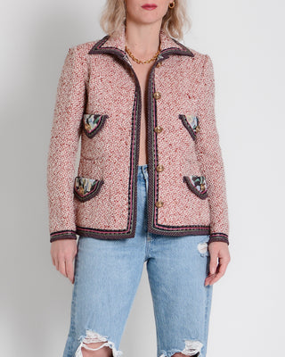 Koos Van Den Akker Tweed Blazer