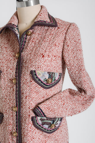 Koos Van Den Akker Tweed Blazer