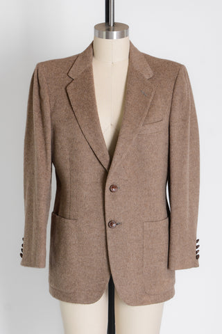 Lanvin Mocha Camel Hair Blazer