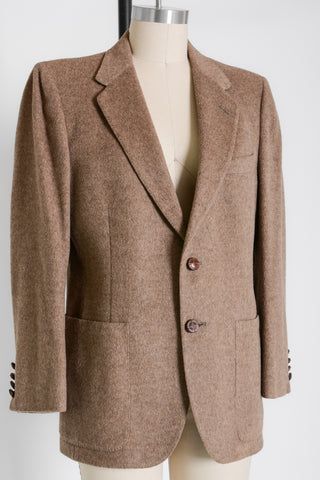Lanvin Mocha Camel Hair Blazer