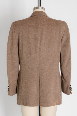 Lanvin Mocha Camel Hair Blazer