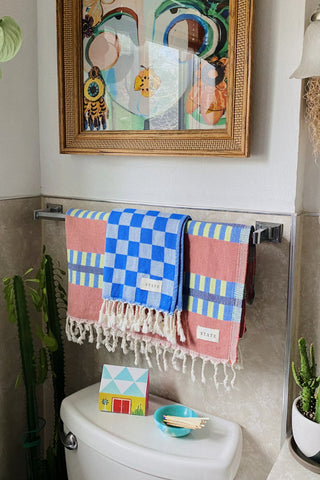 Check Turkish Hand Towel