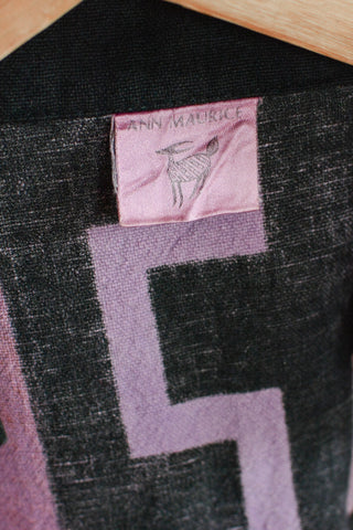 Geometric Block Print Cotton Jacket