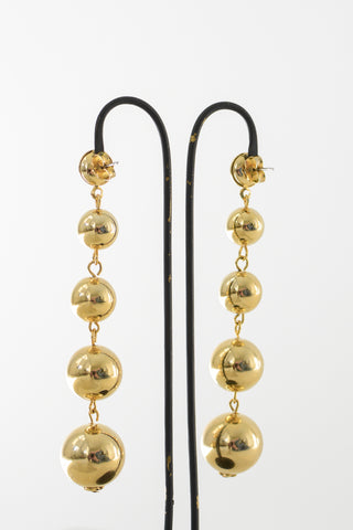 Fun Tiered Ball Drop Earrings