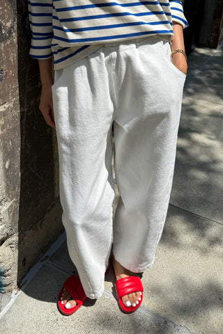 Arc Cotton Pant in Milk