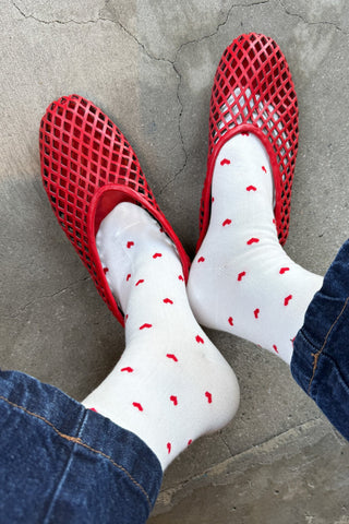 Heart Sneaker Sock