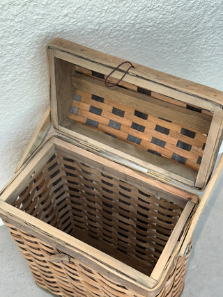 Woven Rattan Picnic Basket