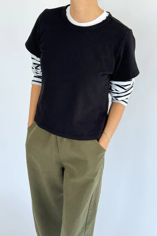 Little Boy Tee in Black