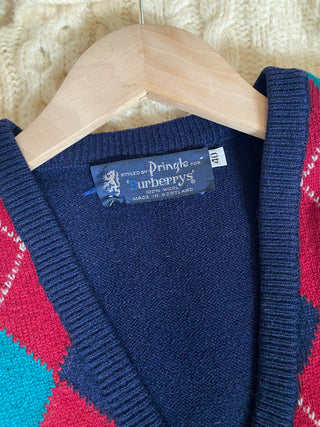 Pringle for Burberry's Argyle Wool Vest