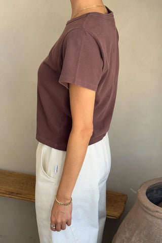 Little Boy Tee in Espresso
