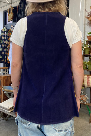 Patchwork Suede Montgomery Ward Vest