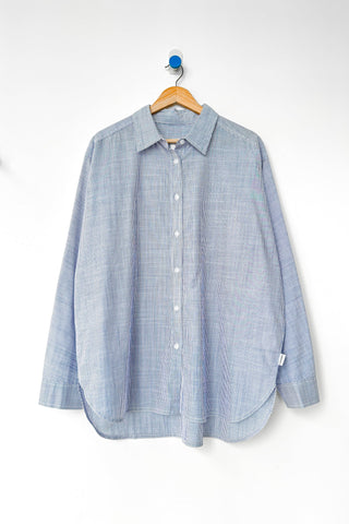 Light Weight Owen Shirt in Blue Pinstripe