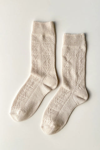 Modal Eyelet Sock