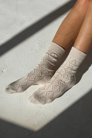 Modal Eyelet Sock