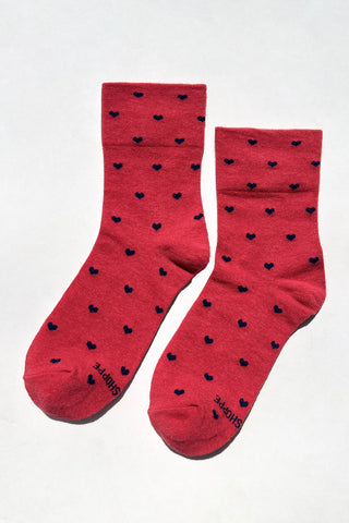 Heart Sneaker Sock