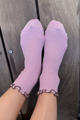 Petite Ruffle Modal Sock
