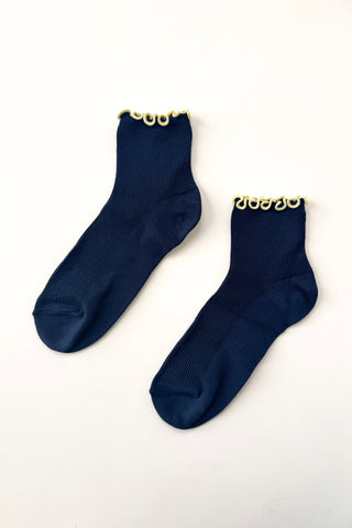 Petite Ruffle Modal Sock