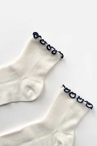 Petite Ruffle Modal Sock