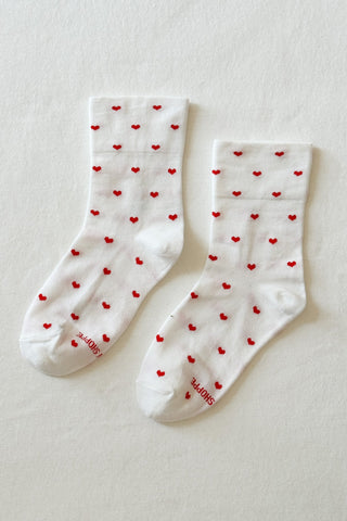 Heart Sneaker Sock