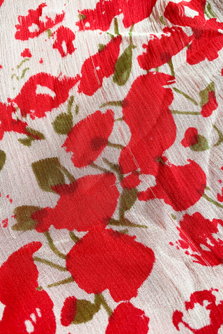 Sue Wong Silk Rosette Ruffle Bias Dress